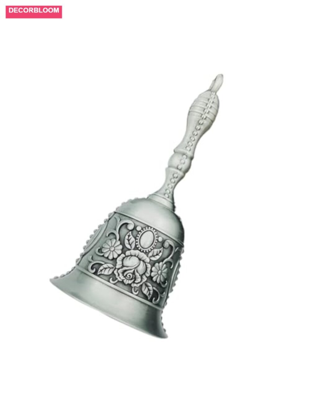 Hand Bell Zinc Alloy Loud Call Bell for Wedding Service Pet Training